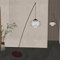 Modern floor lamp 3d model