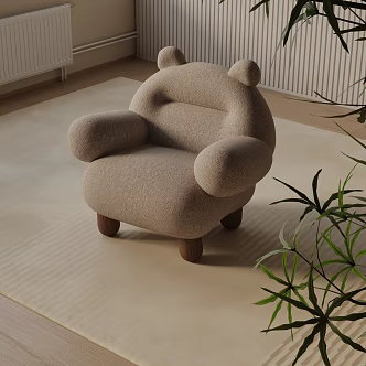 modern leisure chair 3d model