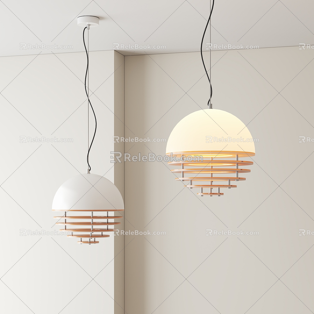 Bauhaus Restaurant Chandelier 3d model