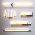 Modern Wall Sconces With Sleek White Design And Illuminated Minimalist Structure For Home Interior