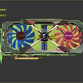 AORUS Graphics Card with Dual Fans Modern Cooling Design and Metal Structure