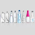 Various Bottled Beverages With Different Designs Colors And Brand Packaging