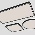 And simple ceiling lamp simple ceiling lamp narrow side ceiling lamp round ceiling lamp square ceiling lamp 3d model