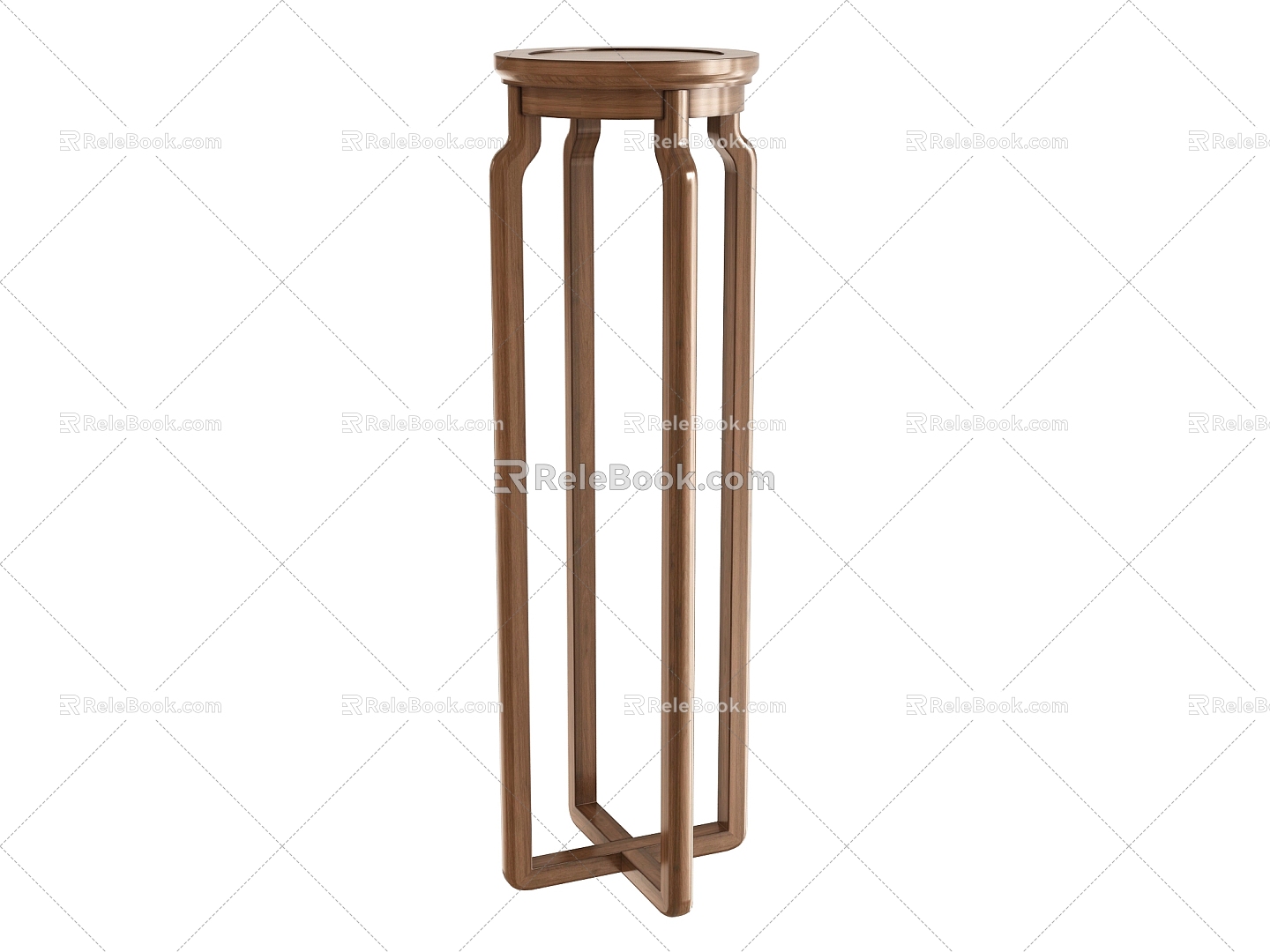 New Chinese style flower stand 3d model