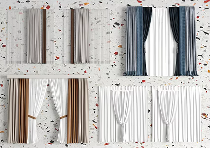 Curtains 3d model