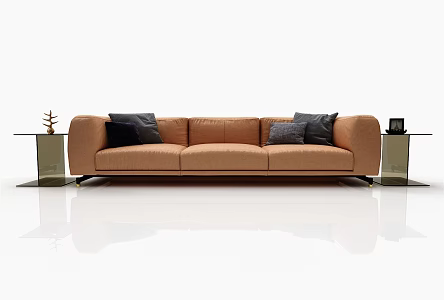 Modern Three-Seat Sofa 3d model