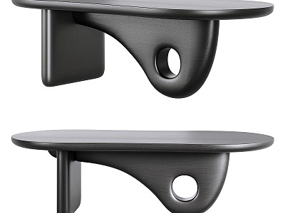 Dining table solid wood table 3d model