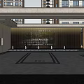 Modern Garden Landscape At Shanghai Baya Entrance With Paving And Architecture