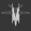 White Fighter Jet With Red Markings Number 6433 Twin Engines On Gray Background With Reflection