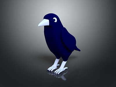 bird game animal cartoon animal realistic animal 3d model