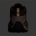 Brown Beige Hiking Shoes Lace Up Mesh Upper Durable Rubber Sole Outdoor Sports