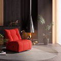 Single Sofa Caterpillar Functional Sofa 3d model