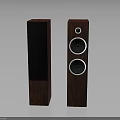 Electronic Wooden Floor Standing Speakers With Multiple Audio Drivers For Home Audio System