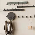 Multi Wall Hooks For Indoor Wall Modern Design Hanging Coat And Bag