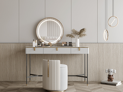 Light Luxury Dressing Table model