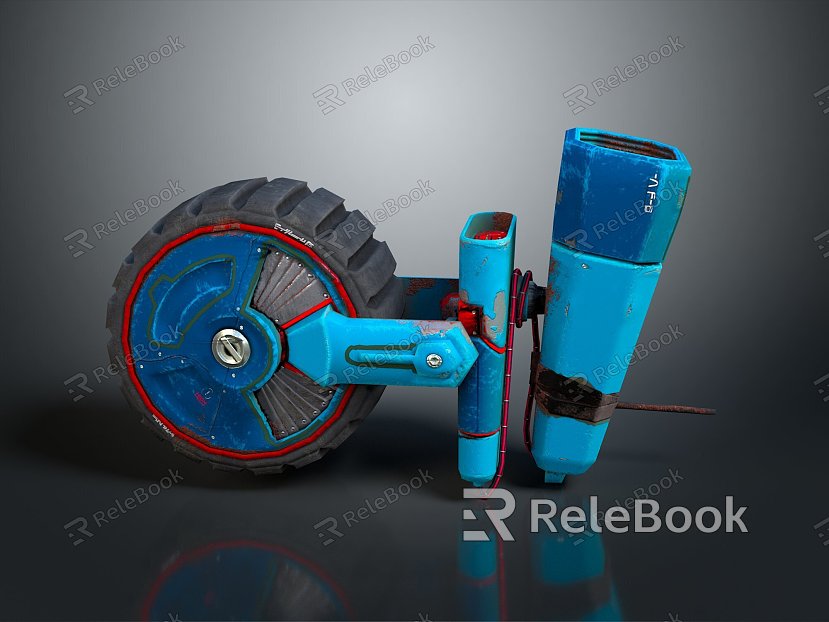 Modern Tire Aircraft Tire Sci-fi Tire Rings model