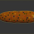 Modern corn corn cartoon corn cartoon food 3d model