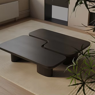 Modern coffee table 3d model