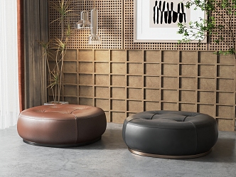 LEATHER Cushion 3d model