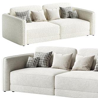 Double sofa 3d model