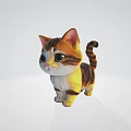 Kitty Kitten Realistic Blind Box 3d model