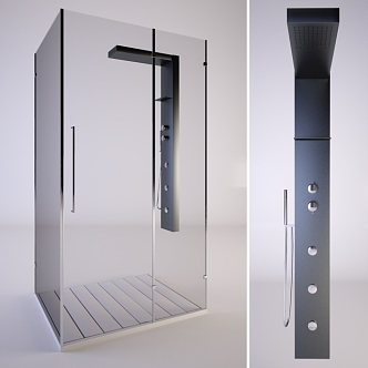 Shower room 3d model