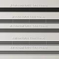 Various Types of Air Conditioner Air Vents With Narrow Arc Deep Shallow 10mm 20mm Frames