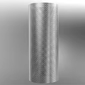 Silver Cylindrical Perforated Stainless Steel Tube With Mesh Surface Structure