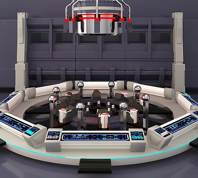 modern monitoring station cabin 3d model modern monitoring station cabin 3d model