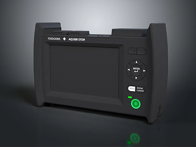 VOGOCOM Handheld Electronic Testing Device With LCD Screen And Control Buttons 3d model