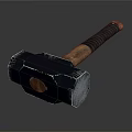 Professional Grade Hardware Tools Hammer With Metal Head And Wooden Handle