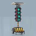 Signal light Indicator light Traffic light Mobile signal light 3d model