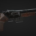 Pistol Short barrel pistol 3d model