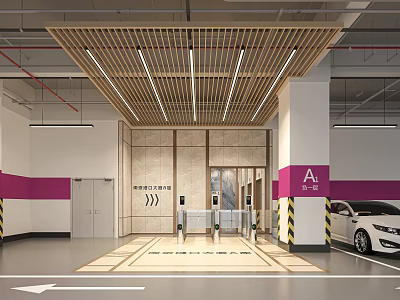 Parking 3d model