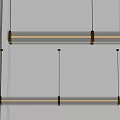 Modern Contemporary Chandelier with Metal Frame and Wooden Accents for Living Room Decor