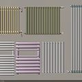 Modern Colorful Radiators Featuring Various Designs And Multiple Colors For Home Interior