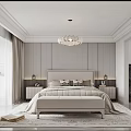 Modern Living Dining Room With White Sofa Coffee Table Chandelier And Decorative Painting