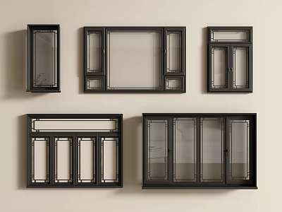 Chinese Windows New Chinese Windows casement windows windows windows doors and windows windows glass windows 3d model