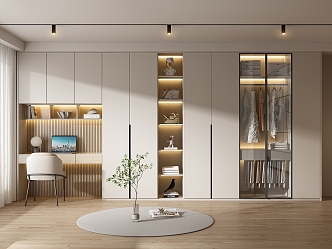 Modern wardrobe 3d model