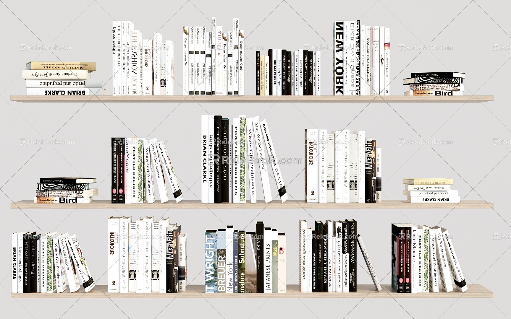 Books Books Ornaments Books 3d model