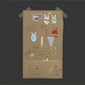 Digital Phone Accessory Case With Cartoon Animal Stickers And Cute Designs