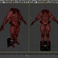 Gray Medieval Armor Clothing With Gold Accents And Fur Trim Front Back Views