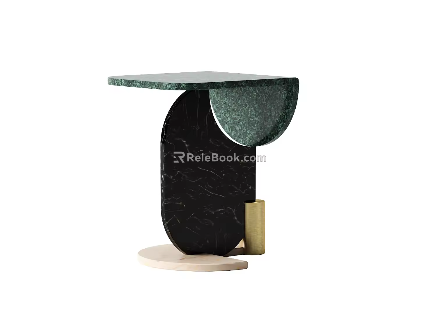 Modern corner table 3d model