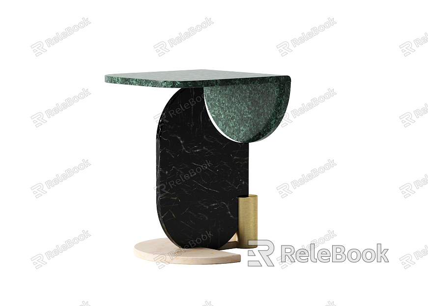 Modern corner table model