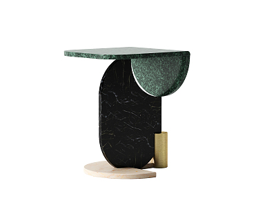 Modern corner table model