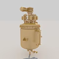 Heavy Duty Industrial Equipment Large Stirring Reactor With Top Mounted Motor And Drive System