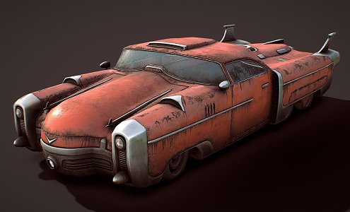 Industrial LOFT sports car 3d model