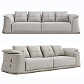 Light Luxury Palace One Multi-Person Sofa 3d model