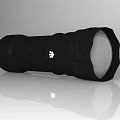 Modern Black Downlight Spotlight 3D Rendered With Reflective Surface Design