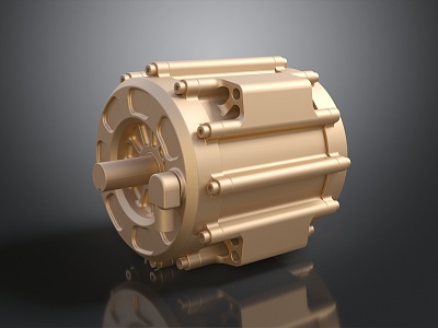 Modern Motor 3d model